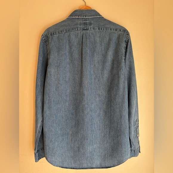 Ralph Lauren Women’s Blue Denim Shirt - Medium - Picture 3 of 5